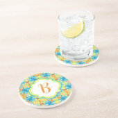 Pat Mosaic Stone Coaster Zandsteen Onderzetter (Zijkant)