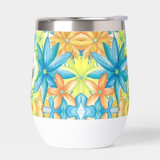 Pat Mosaic Wine Tumbler (Links)