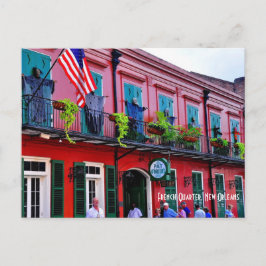 Pat O' Brien's bevindt zich in de French Quarter Briefkaart
