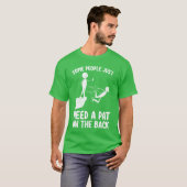 Pat on the Back Funny Adult Sarcastic Design funny T-shirt (Voorkant volledig)