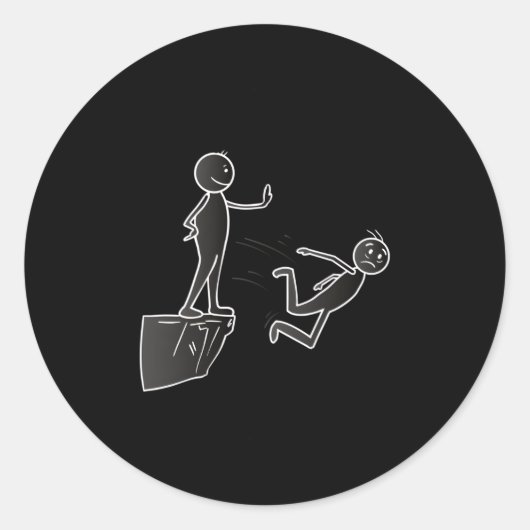 Pat op de achterkant ronde sticker (Voorkant)