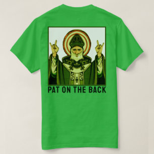Pat op de achterkant t-shirt