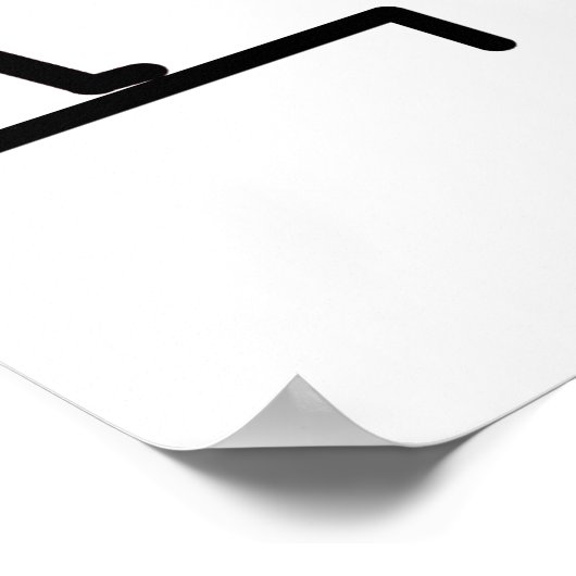 Pat op de rug Funny T-shirt Poster (Hoek)