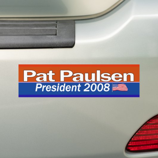 Pat Paulsen President Bumpersticker (Op auto)