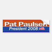 Pat Paulsen President Bumpersticker (Voorkant)