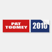 PAT-TOOMEY VOOR SENAAT BUMPERSTICKER (Voorkant)