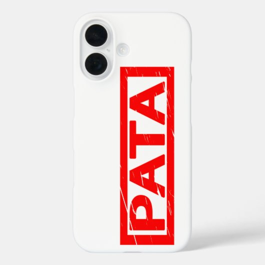 Pata Stamp Case-Mate iPhone Case (Achterkant)