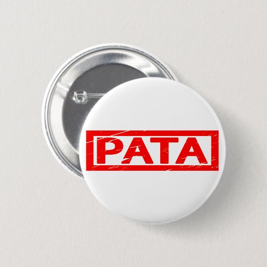 Pata Stamp Ronde Button 5,7 Cm (Voorkant /achterkant)
