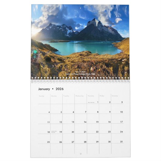 Patagonia 2021 kalender (Jan 2026)