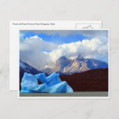 patagonia blue iceberg briefkaart (Voorkant / Achterkant)