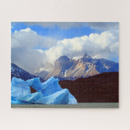 patagonia blue iceberg legpuzzel (Horizontaal)