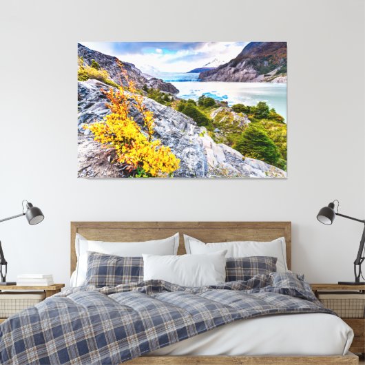 Patagonia Canvas Afdruk (Insitu (Slaapkamer))