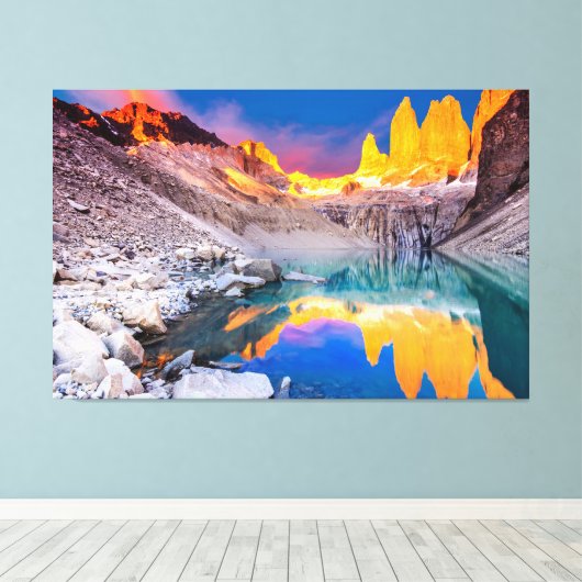 Patagonia Canvas Afdruk (Insitu (Houten vloer))