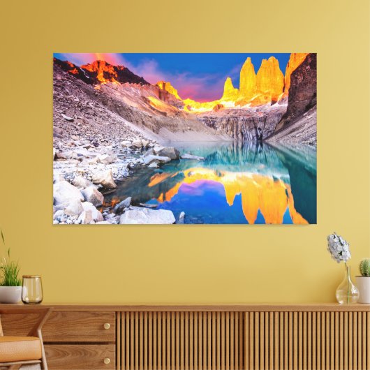 Patagonia Canvas Afdruk (Insitu (Woonkamer))