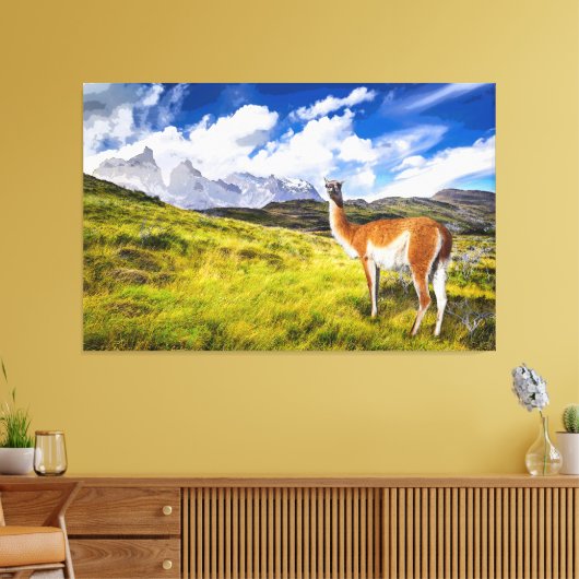 Patagonia Canvas Afdruk (Insitu (Woonkamer))