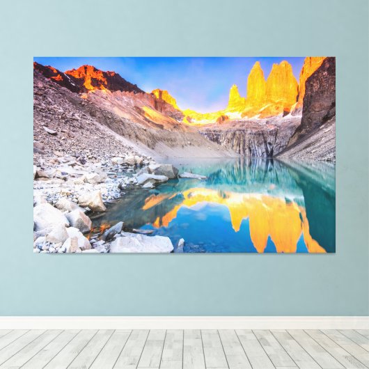 Patagonia Canvas Afdruk (Insitu (Houten vloer))