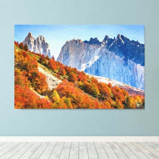 Patagonia Canvas Afdruk (Insitu (Houten vloer))