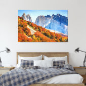 Patagonia Canvas Afdruk (Insitu (Slaapkamer))