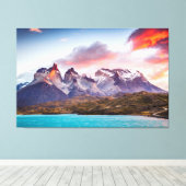 Patagonia Canvas Afdruk (Insitu (Houten vloer))