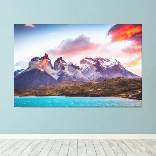 Patagonia Canvas Afdruk (Insitu (Houten vloer))