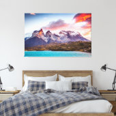 Patagonia Canvas Afdruk (Insitu (Slaapkamer))
