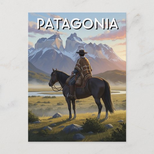 Patagonia Chile Briefkaart (Voorkant)