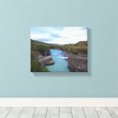 Patagonia Chili Canvas Afdruk (Insitu (Houten vloer))