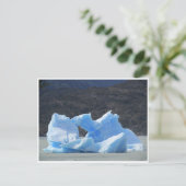 patagonia iceberg blauw briefkaart (Staand voorkant)