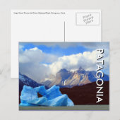 patagonia iceberg briefkaart (Voorkant / Achterkant)