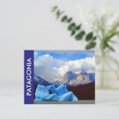 patagonia lago gray briefkaart (Staand voorkant)