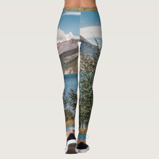 Patagonia Landscape El Chalten (Argentinië) Leggings (Achterkant)