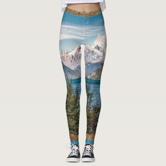 Patagonia Landscape El Chalten (Argentinië) Leggings (Voorkant)