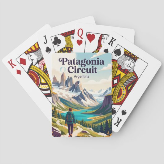 Patagonia O Circuit Argentinië Pokerkaarten (Achterkant)