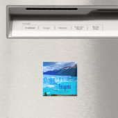 Patagonia South America Glacier and Mountains Magneet (Insitu (Vaatwasser))