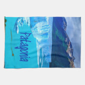 Patagonia South America Glacier and Mountains Theedoek (Horizontaal)