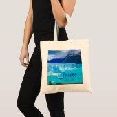 Patagonia South America Glacier and Mountains Tote Bag (Voorkant (product))