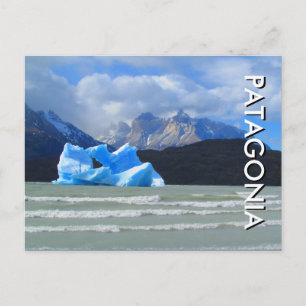 patagonia strand iceberg briefkaart