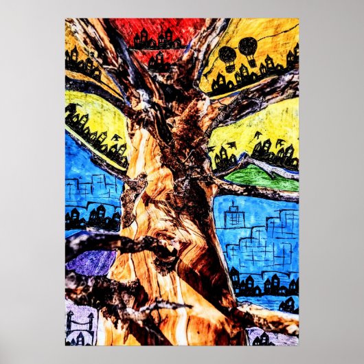 Patagonia Treetown Poster (Voorkant)