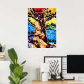 Patagonia Treetown Poster (Thuiskantoor)