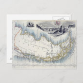 Patagonia, uit een reeks Wereldkaarten gepubliceer Briefkaart (Voorkant / Achterkant)