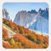 Patagonia Vierkante Sticker (Voorkant)