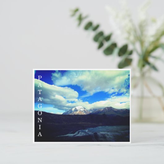 patagonia waterval briefkaart (Staand voorkant)