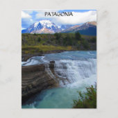patagonia waterval briefkaart (Voorkant)