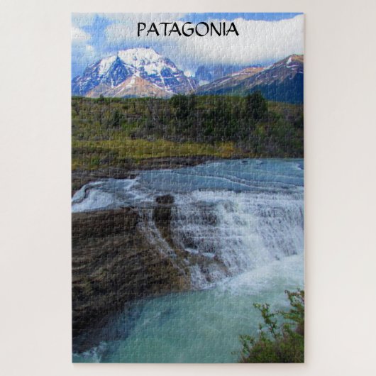 patagonia waterval legpuzzel (Verticaal)