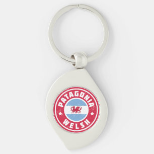 Patagonia Welsh Flag Sleutelhanger