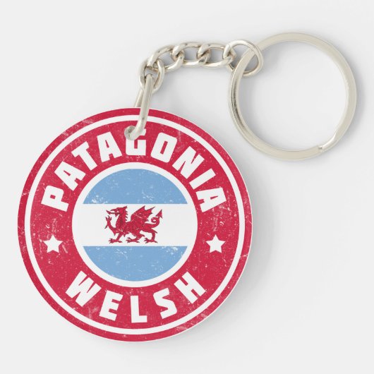 Patagonia Welsh Flag Sleutelhanger (Achterkant)