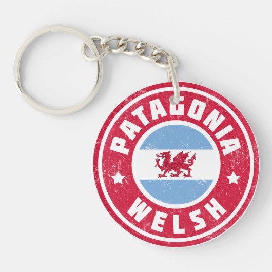 Patagonia Welsh Flag Sleutelhanger (Voorkant)