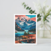 Patagonië Argentinië Beroemde Reisplaats Briefkaart (Staand voorkant)