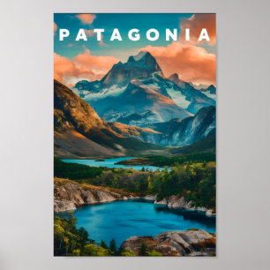 Patagonië Argentinië Beroemde Reisplaats Poster