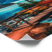 Patagonië Argentinië Beroemde Reisplaats Poster (Hoek)